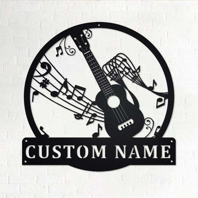 Custom Ukulele Musical Instrument Personalized Ukulele Teacher Name Sign Decoration For Room Ukulele Ukulele