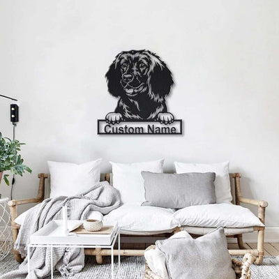 Personalized American Water Spaniel Dog Metal Sign Art Custom American Water Spaniel Metal Sign Dog Gift Animal Funny Birthday Gift