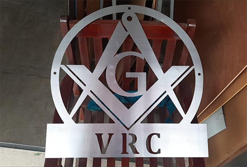 Order of the Eastern Star Masonic Metal Wall Decor Metal Mason Sign Farmhouse Decor Housewarming Outdoor Metal Sign