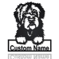 Personalized Portuguese Water Dog Metal Sign Art Custom Portuguese Water Dog Metal Sign Dog Gift Animal Funny Birthday Gift