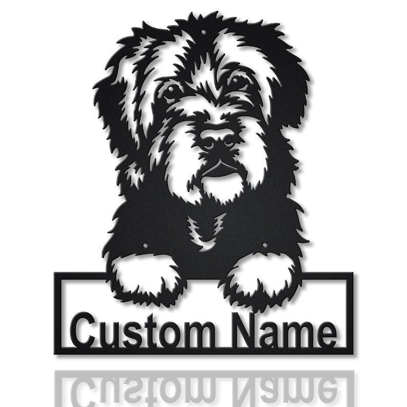 Personalized Portuguese Water Dog Metal Sign Art Custom Portuguese Water Dog Metal Sign Dog Gift Animal Funny Birthday Gift