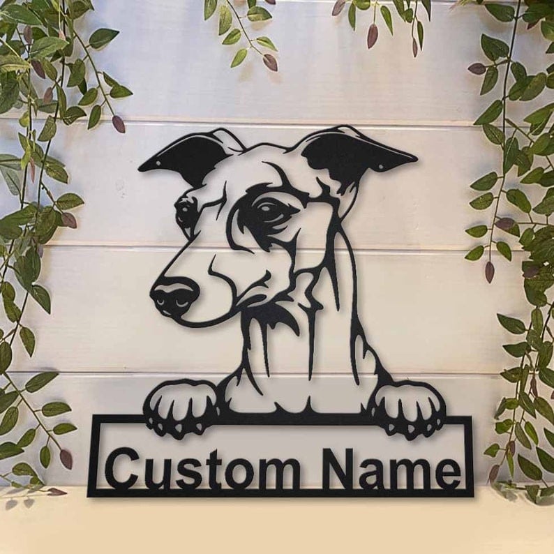 Personalized Italian Grayhound Dog Metal Sign WITH LED/WITHOUT LED Lights Custom Italian Grayhound Dog Sign Birthday Gift Italian Grayhound Sign