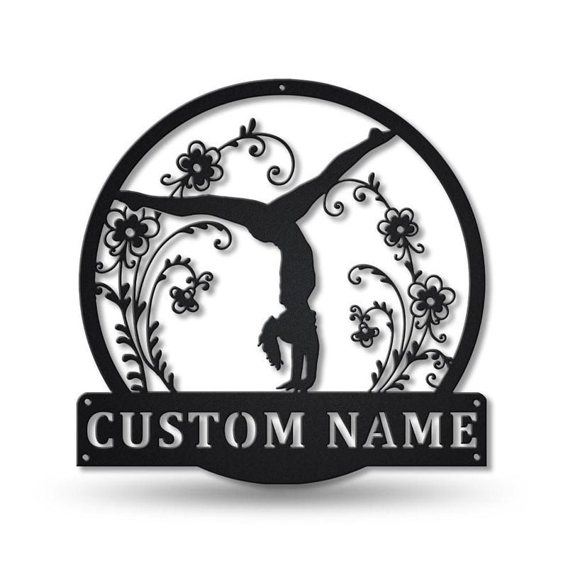 Personalized Tumbling Metal Sign WITH LED/WITHOUT LED Lights Custom Tumbling Sign Birthday Gift Tumbling Sign Sport Sign