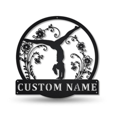 Personalized Tumbling Metal Sign WITH LED/WITHOUT LED Lights Custom Tumbling Sign Birthday Gift Tumbling Sign Sport Sign