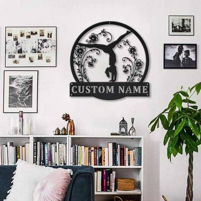Personalized Tumbling Metal Sign WITH LED/WITHOUT LED Lights Custom Tumbling Sign Birthday Gift Tumbling Sign Sport Sign