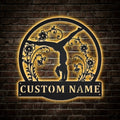 Personalized Tumbling Metal Sign WITH LED/WITHOUT LED Lights Custom Tumbling Sign Birthday Gift Tumbling Sign Sport Sign
