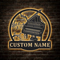 Personalized Harpsichord Music Metal Sign WITH LED/WITHOUT LED Lights Custom Harpsichord Metal Sign Birthday Gift Harpsichord Sign Music Sign