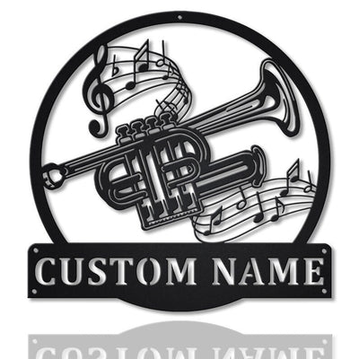 Personalized Piccolo Monogram Metal Sign WITH LED/WITHOUT LED Lights Custom Piccolo Metal Sign Hobbie Gifts Birthday Gift Musical Instrument