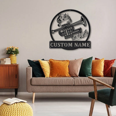 Personalized Piccolo Monogram Metal Sign WITH LED/WITHOUT LED Lights Custom Piccolo Metal Sign Hobbie Gifts Birthday Gift Musical Instrument