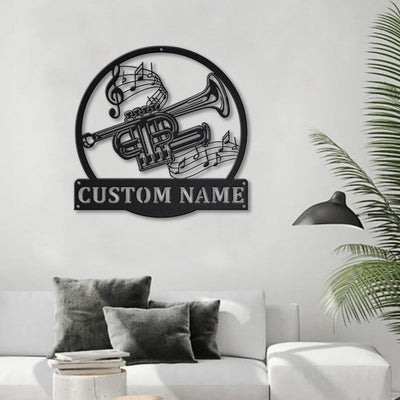 Personalized Piccolo Monogram Metal Sign WITH LED/WITHOUT LED Lights Custom Piccolo Metal Sign Hobbie Gifts Birthday Gift Musical Instrument