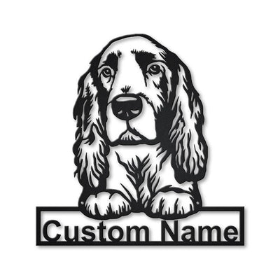 Personalized Field Spaniel Dog Metal Sign WITH LED/WITHOUT LED Lights Custom Field Spaniel Sign Birthday Gift Field Spaniel Dog Sign