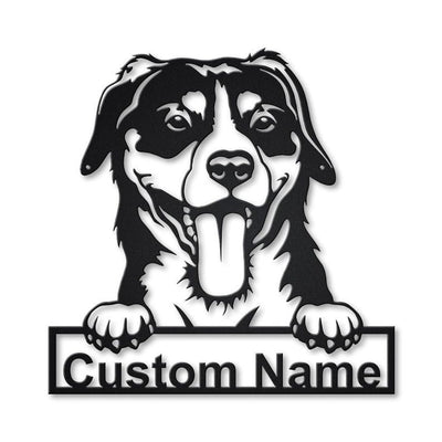 Personalized Entlebucher Mountain Dog Metal Sign WITH LED/WITHOUT LED Lights, Custom Entlebucher Mountain Sign Birthday Gift Entlebucher Mountain Sign