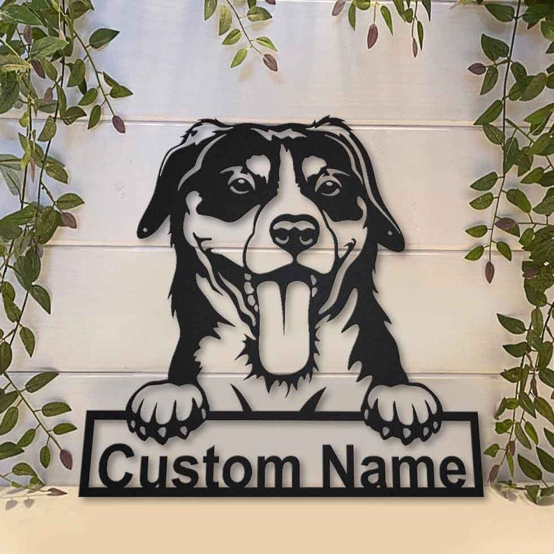 Personalized Entlebucher Mountain Dog Metal Sign WITH LED/WITHOUT LED Lights, Custom Entlebucher Mountain Sign Birthday Gift Entlebucher Mountain Sign