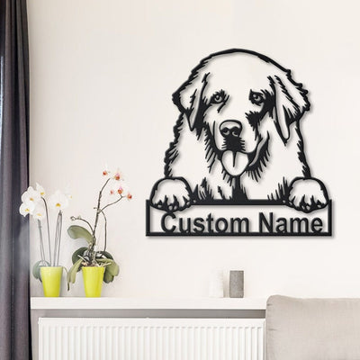 Personalized Tatranska Shepherd Dog Metal Sign Art Custom Tatranska Shepherd Metal Sign Animal Funny Father's Day Gift Pets Gift