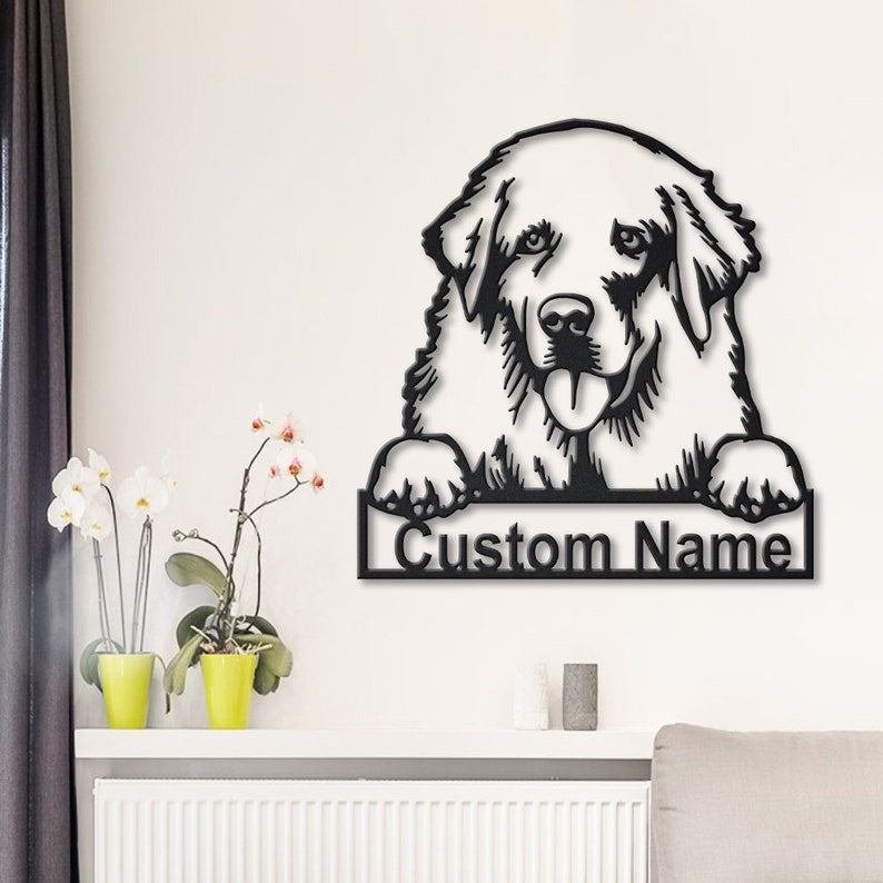 Personalized Tatranska Shepherd Dog Metal Sign Art Custom Tatranska Shepherd Metal Sign Animal Funny Father's Day Gift Pets Gift