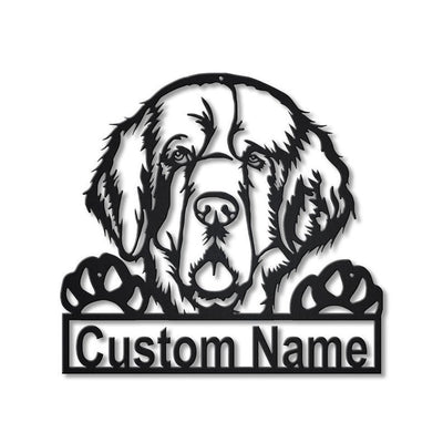 Personalized Clumber Spaniel Dog Metal Sign Art Custom Clumber Spaniel Dog Metal Sign Animal Funny Father's Day Gift Pet Gift