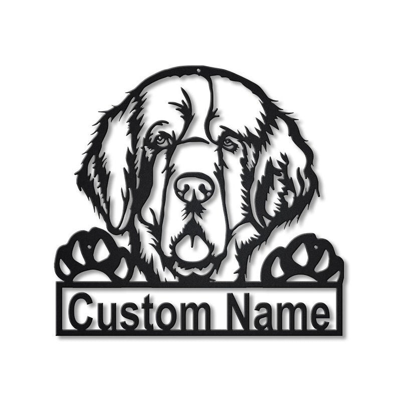 Personalized Clumber Spaniel Dog Metal Sign Art Custom Clumber Spaniel Dog Metal Sign Animal Funny Father's Day Gift Pet Gift