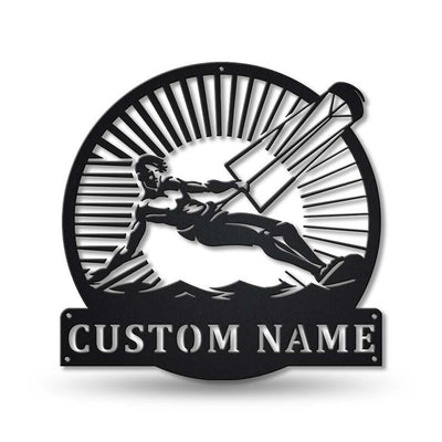 Personalized Kitesurfing Sport Metal Sign WITH LED/WITHOUT LED Lights Custom Kitesurfing Sign Birthday Gift Kitesurfing Sign Sport Sign