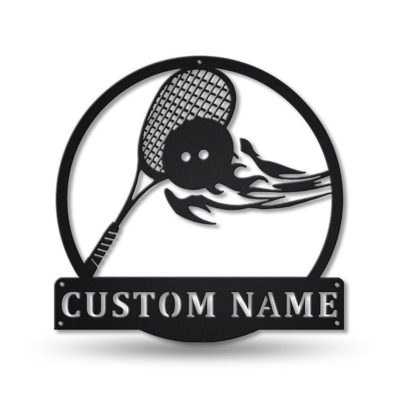 Personalized Squash Sport Metal Sign WITH LED/WITHOUT LED Lights Custom Squash Sport Metal Sign Birthday Gift Squash Sport Sign