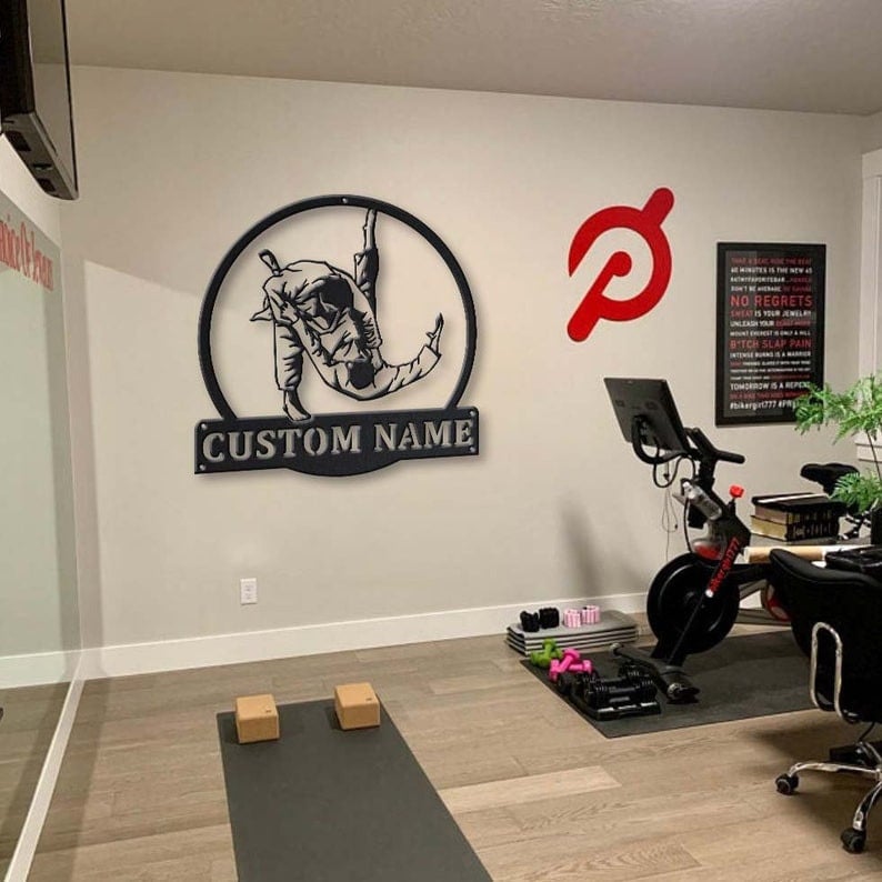 Personalized Judo Monogram Metal Sign Art Custom Judo Sport Metal Sign Hobbie Gifts Sport Gift Birthday Gift