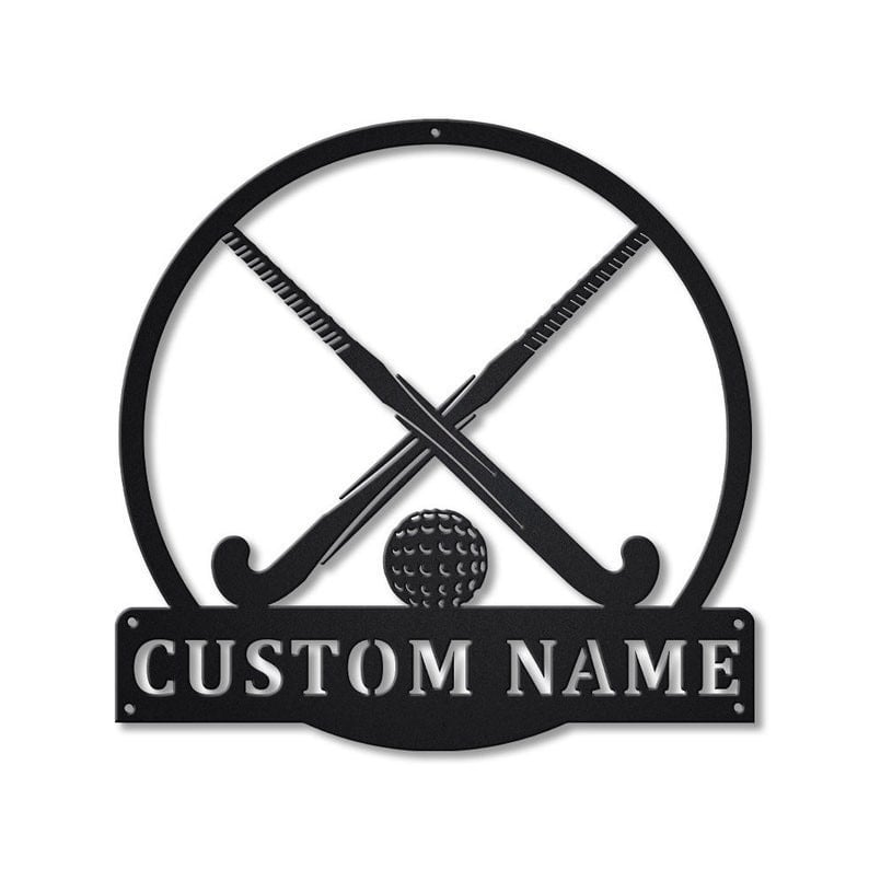 Personalized Field Hockey Sport Metal Sign WITH LED/WITHOUT LED Lights Custom Field Hockey Sign Birthday Gift Field Hockey Sign Sport Sign
