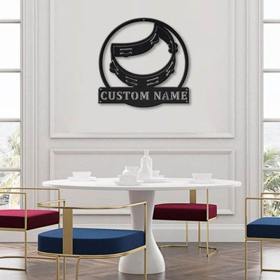 Personalized Tambourine Monogram Metal Sign Art Custom Tambourine Monogram Metal Sign Birthday Gift Tambourine Gift Music Gift