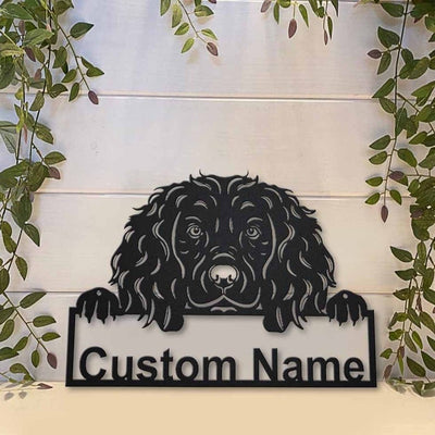 Personalized Boykin Spaniel Dog Metal Sign Art Custom Boykin Spaniel Dog Metal Sign Dog Gift Birthday Gift Animal Funny