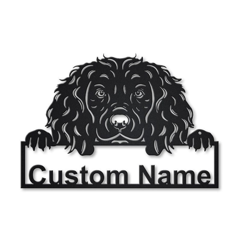 Personalized Boykin Spaniel Dog Metal Sign Art Custom Boykin Spaniel Dog Metal Sign Dog Gift Birthday Gift Animal Funny