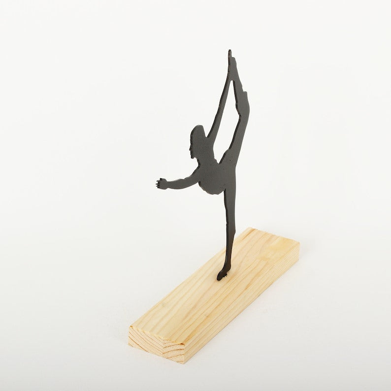 Yoga Minimal Decor, Shelf Decor, Home Decor, Housewarming gift, Business gift, Bookshelf decor, Freedom, Minimal Decor, Yoga Object