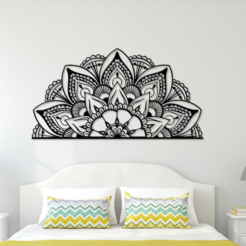 Mandala Metal Sign WITH LED/WITHOUT LEDs Namaste Bohemian Wall Art Metal Wall Art House Decor Spiritual Wall Art Yoga Gifts Large Decor