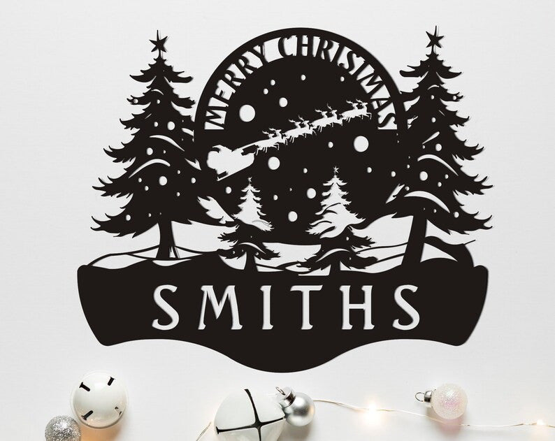 Personalized Christmas Sign, Christmas Gift, Christmas Wall Decor, Christmas, Noel Sign, Noel Porch Sign