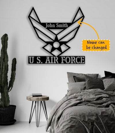 Personalized Air Force Soldier Metal Sign Wall Decor Custom Name Sign Retirement Gift Father's Day Gift Best Gift Ever Military Gift