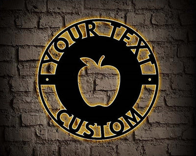 Custom Teacher Metal Sign Teacher Door Sign Metal Classroom Sign Classroom Wall Decor Teacher Appreciation Personalized School Teacher Gift