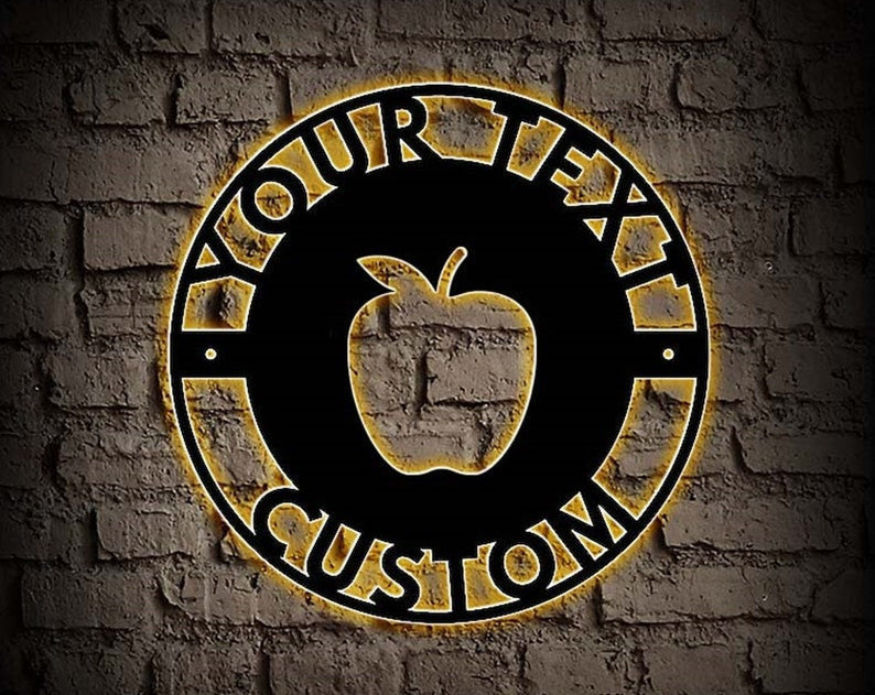 Custom Teacher Metal Sign Teacher Door Sign Metal Classroom Sign Classroom Wall Decor Teacher Appreciation Personalized School Teacher Gift