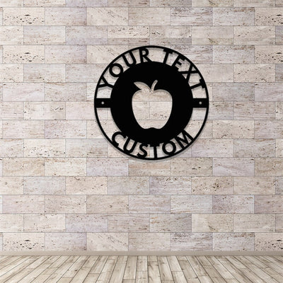 Custom Teacher Metal Sign Teacher Door Sign Metal Classroom Sign Classroom Wall Decor Teacher Appreciation Personalized School Teacher Gift