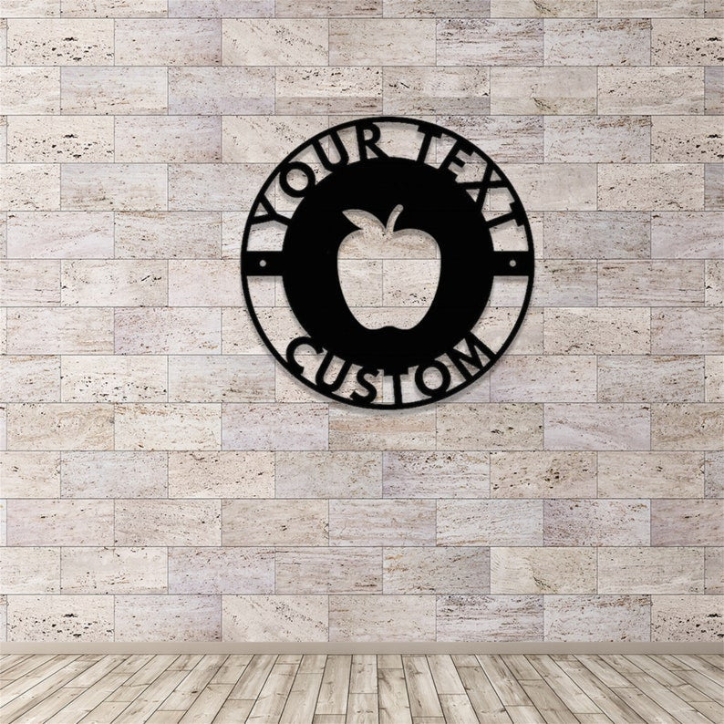 Custom Teacher Metal Sign Teacher Door Sign Metal Classroom Sign Classroom Wall Decor Teacher Appreciation Personalized School Teacher Gift