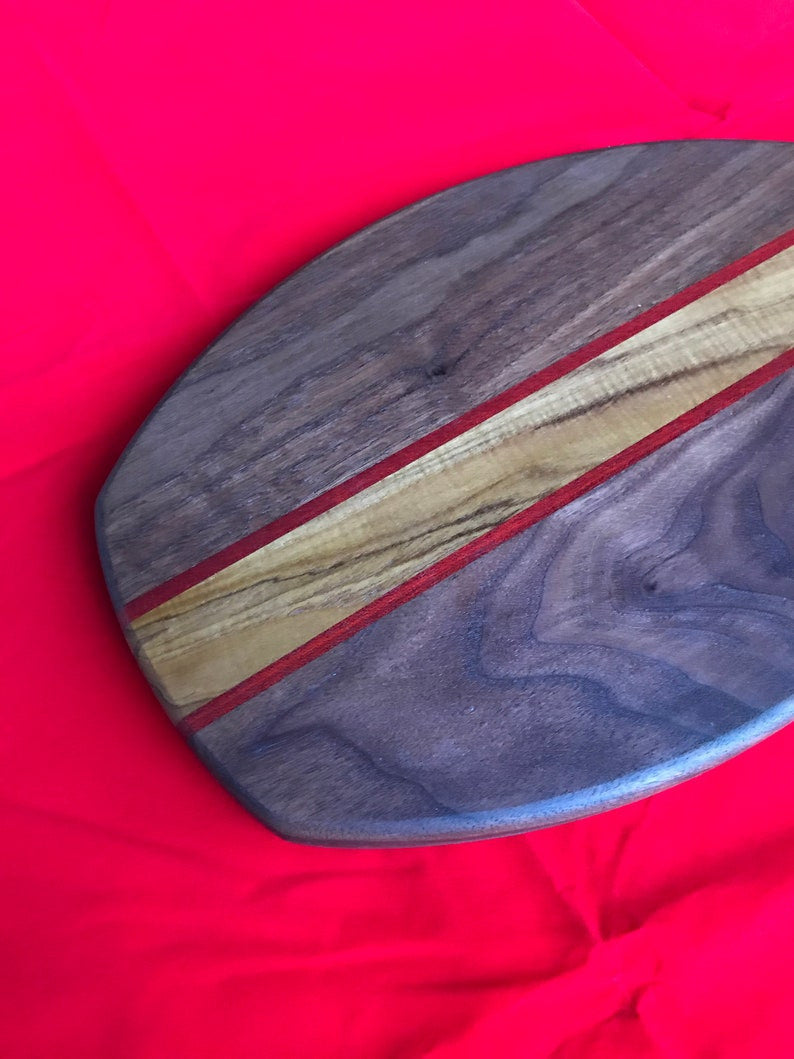 Walnut Charcuterie Board Cutting Board. Great for housewarming Mother's Day or BBQ Serving Tray