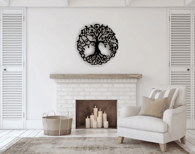 Celtic Tree Of Life Metal Art Entryway Decor Fall Decor Living Room Decor Thanksgiving Christmas