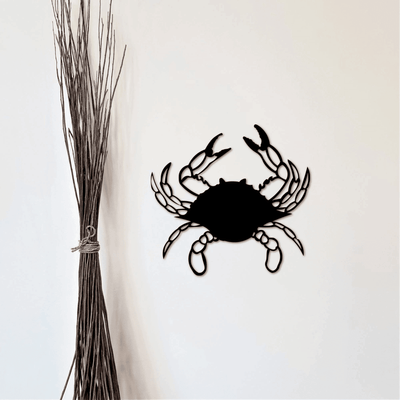Crab Metal Wall Decor Crab Sign Ocean Decor Kids Room Decor Beach House Wall Art Tropical Decor Pool Art Metal Sign Crab