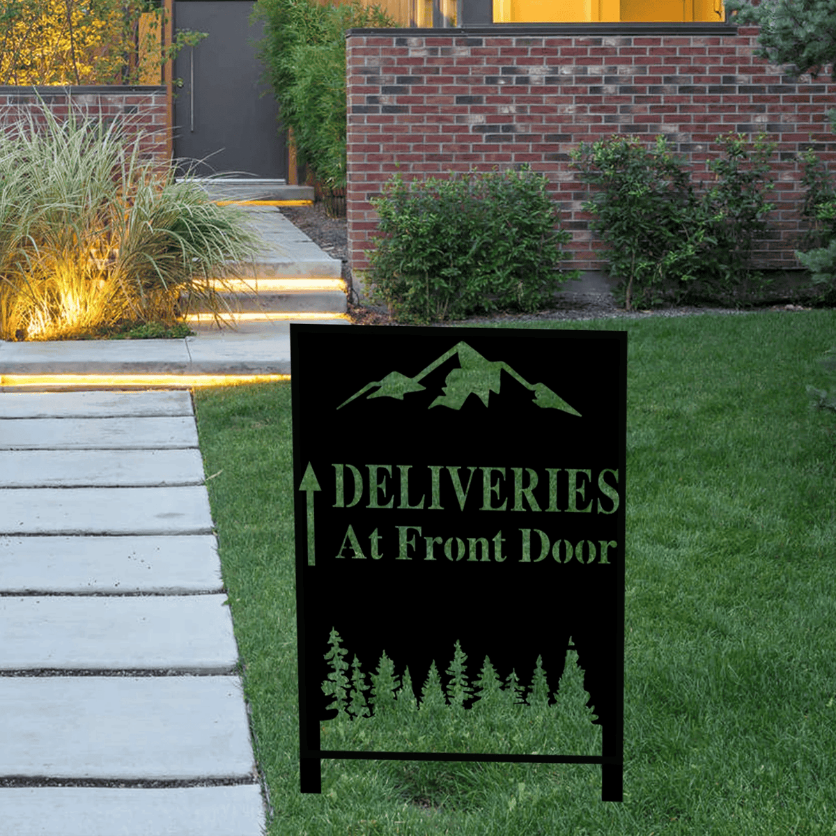 Custom Cabin Sign Metal Address Sign Mountain Home Sign Outdoor Family Name Sign Outdoor Decor Metal Sign Personalized