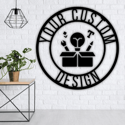 Custom Metal Words Your Custom Text Custom Name Script Metal Sign Personalized Metal Wall Decor Housewarming Gift