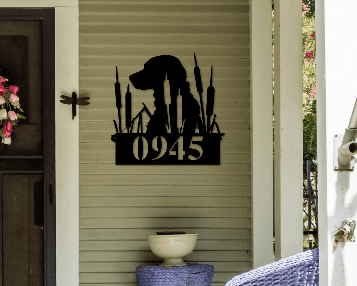 Duck Hunters Address Sign Dog Duck Hunting Address Sign Hunters Address Sign Duck Address Sign Metal Address Plaque
