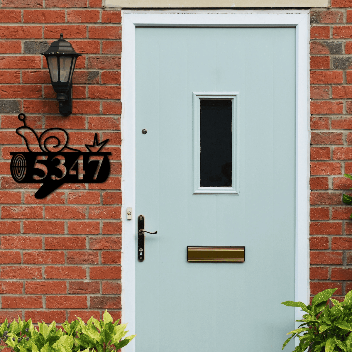 Custom Metal Address Sign Rustic Sign Metal House Number Sign Address Plaque Housewarming Gift Animal Address Sign