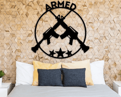 Custom Metal Sign Address Signgun Sign Personalized Sign Home Decor Family Name Signgunamericanar 15