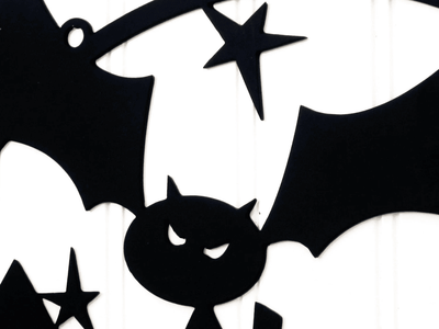 Outdoor Halloween Decorations Bat Metal Wall Art Outdoor Halloween Decor Halloween Signs Hanging Sign Metal Wall Decor