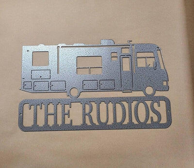 Personalized Motorhome Sign Personalized Motorhome Metal Decor Rv Sign Motorhome Sign Last Name Sign Family Name Sign