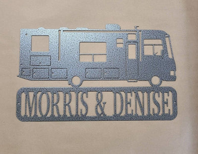 Personalized Motorhome Sign Personalized Motorhome Metal Decor Rv Sign Motorhome Sign Last Name Sign Family Name Sign