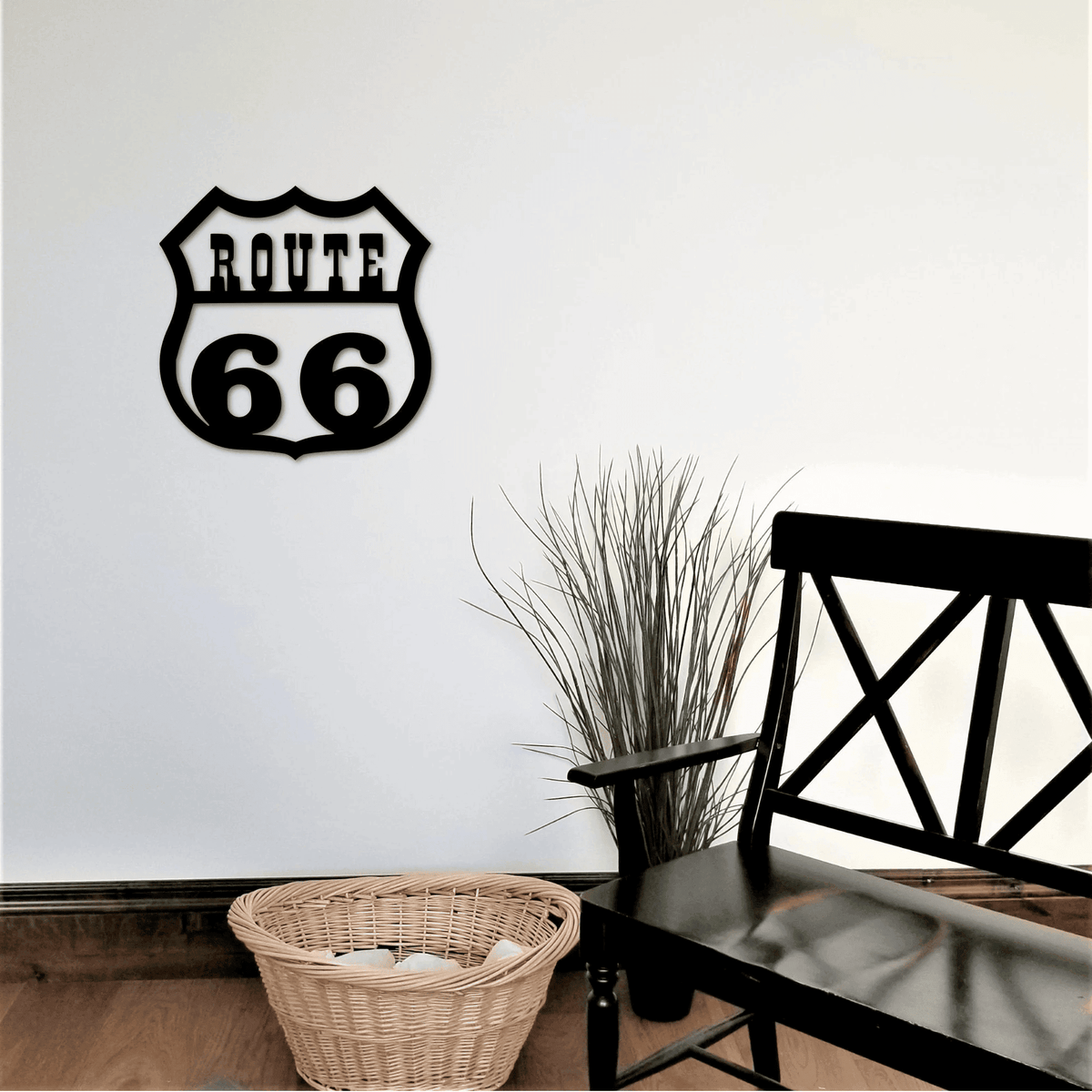 Route 66 Sign Metal Wall Art Garage Decor Father's Day Gift Gift For Dad Boyfriend Husband Father Rt 66 Shield Us 66
