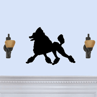 Poodle Dog Metal Art Wall Sign Dog Lover Metal Wall Sign Home Decor Sign Anniversary Gift