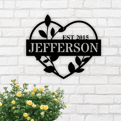 Personalized Metal Heart with Names Personalized Infinity Heart Anniversary Gift Wedding Gift Custom Family Name